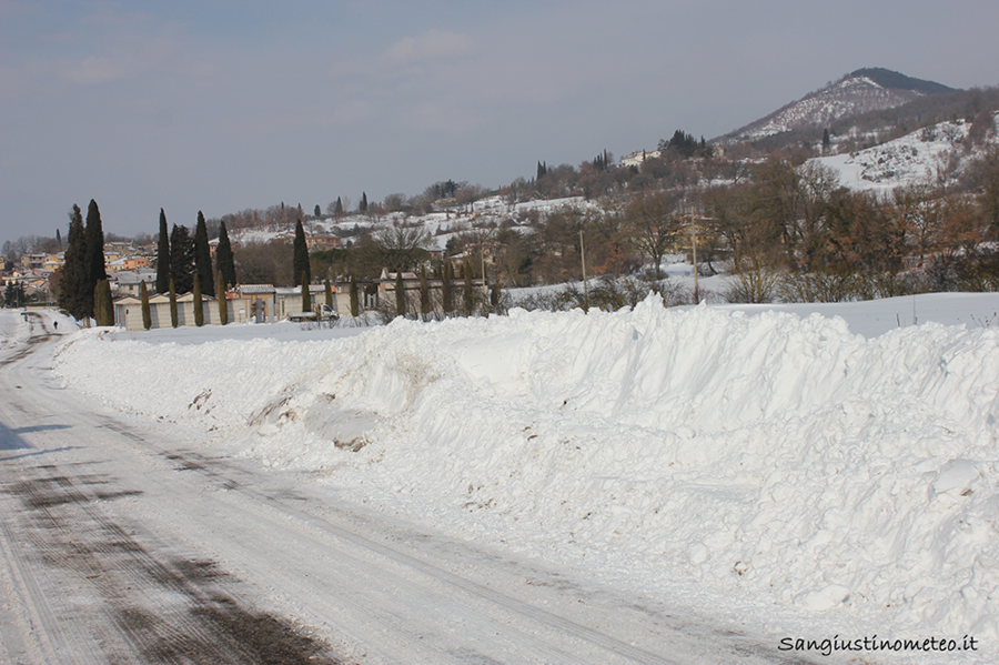 Neve "San Giustino" "Febbraio 2012" buran