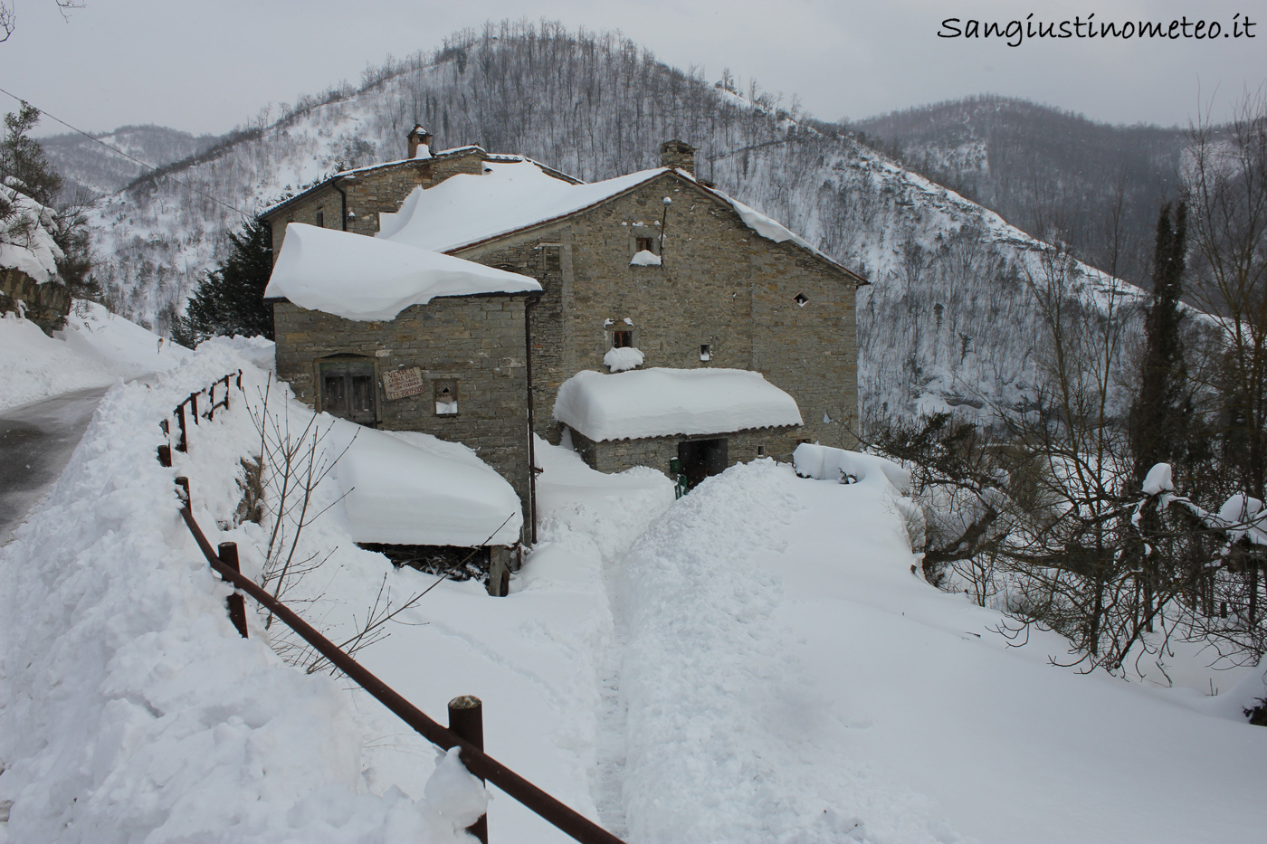 Neve "San Giustino" "Febbraio 2012" buran